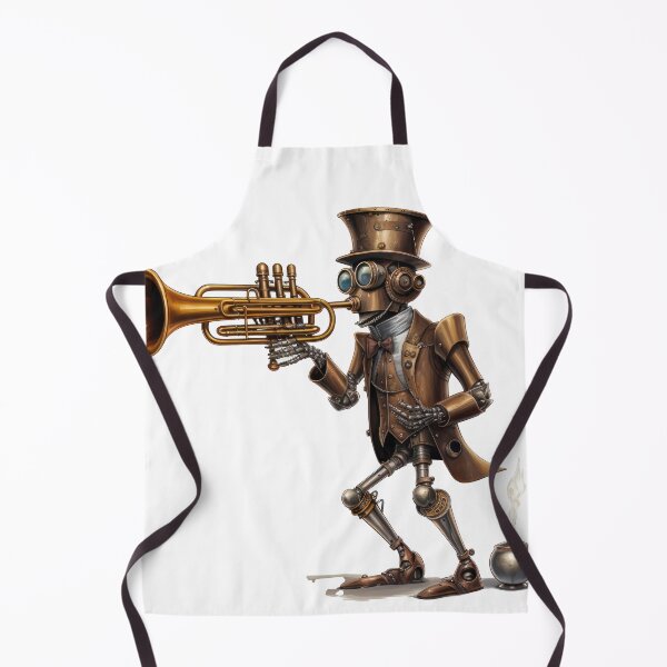 Item preview, Steam Powered Jazz Cafe Band Trumpet designed and sold by SteamJazzCafe.