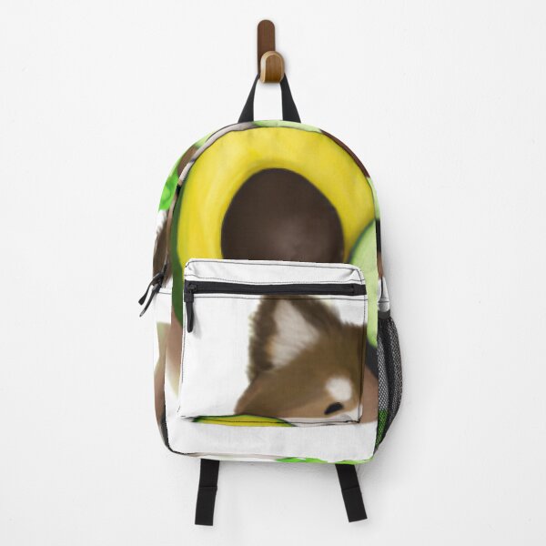 Item preview, Cute dog holding avacado designed and sold by therese-baskin.