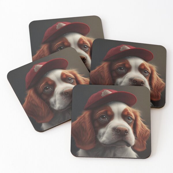 Item preview, Cute Dog in Red Hat 2 Active designed and sold by therese-baskin.