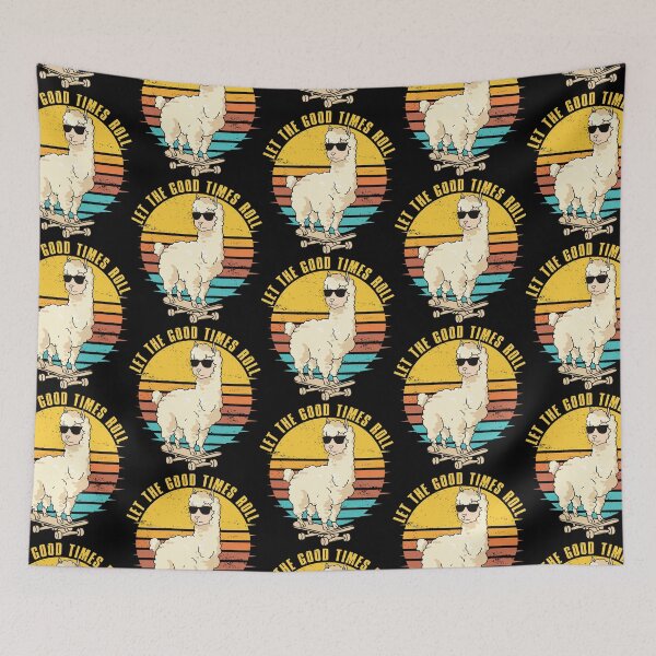 Item preview, Let The Good Times Roll | Lama Skateboarding | Alpaca Skate designed and sold by Qudkin.