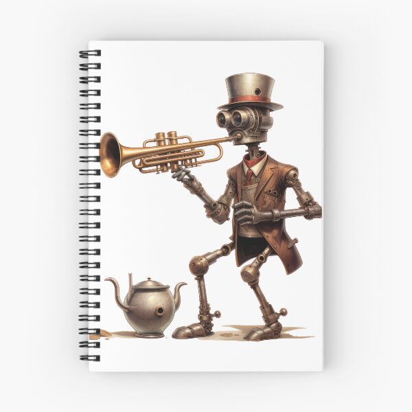 Item preview, Steam Powered Jazz Cafe Band Trumpet designed and sold by SteamJazzCafe.