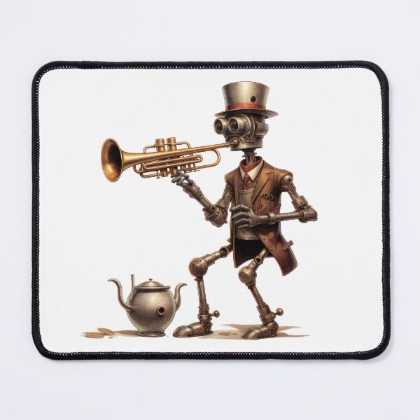 Item preview, Steam Powered Jazz Cafe Band Trumpet designed and sold by SteamJazzCafe.