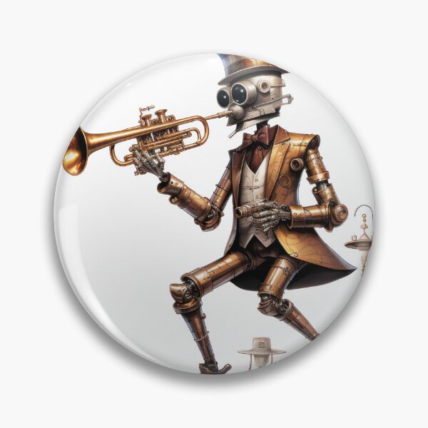 Item preview, Steam Powered Jazz Cafe Band Trumpet designed and sold by SteamJazzCafe.