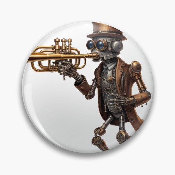 Item preview, Steam Powered Jazz Cafe Band Trumpet designed and sold by SteamJazzCafe.
