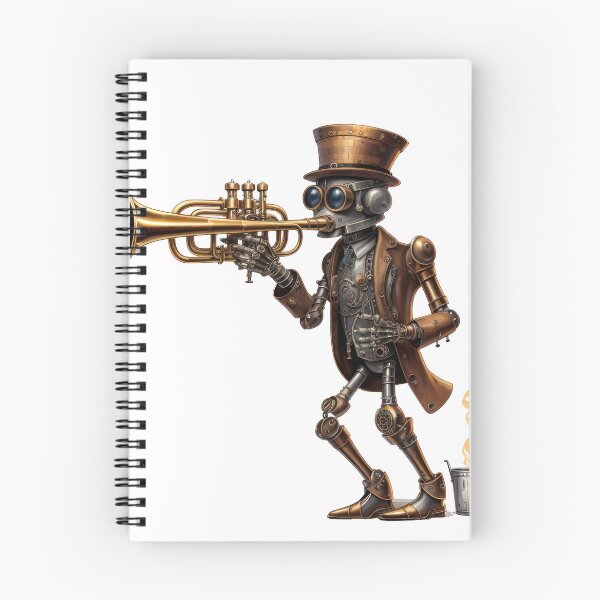 Item preview, Steam Powered Jazz Cafe Band Trumpet designed and sold by SteamJazzCafe.