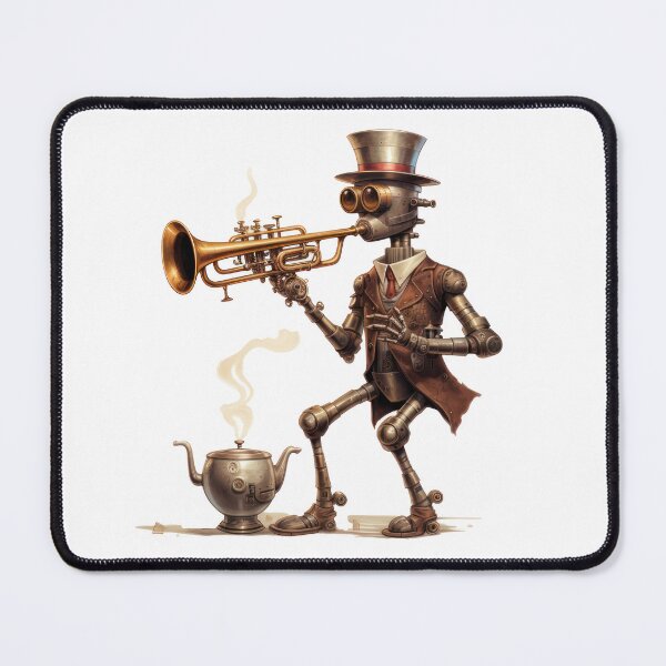 Item preview, Steam Powered Jazz Cafe Band Trumpet designed and sold by SteamJazzCafe.