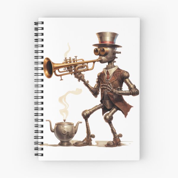 Item preview, Steam Powered Jazz Cafe Band Trumpet designed and sold by SteamJazzCafe.