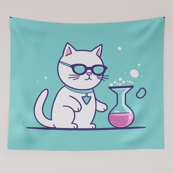 Item preview, Scientist Cat designed and sold by Amir Faysal.