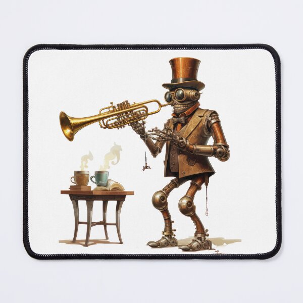 Item preview, Steam Powered Jazz Cafe Band Trumpet designed and sold by SteamJazzCafe.