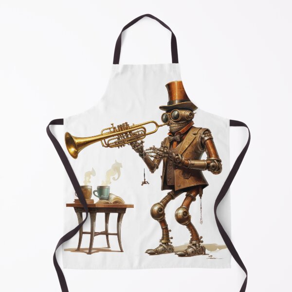 Item preview, Steam Powered Jazz Cafe Band Trumpet designed and sold by SteamJazzCafe.