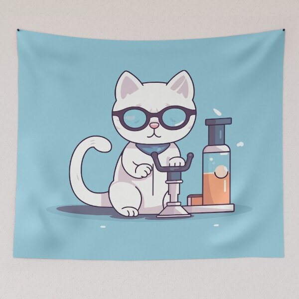 Item preview, Scientist Cat designed and sold by Amir Faysal.