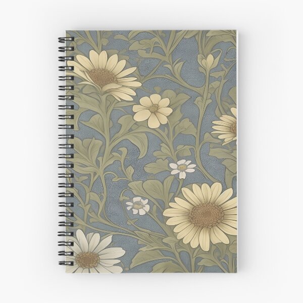 Item preview, William Morris Inspired Michaelmas Daisy Fusion of Elegance designed and sold by Tamas Das.
