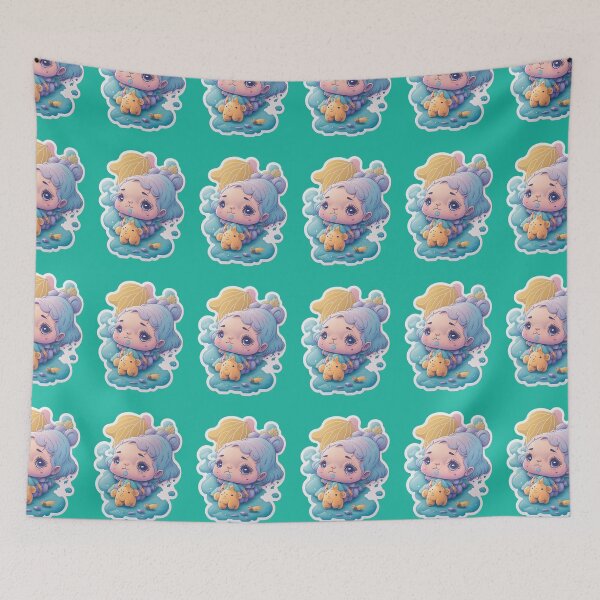 Item preview, cute kids pattern designed and sold by gagarotak.