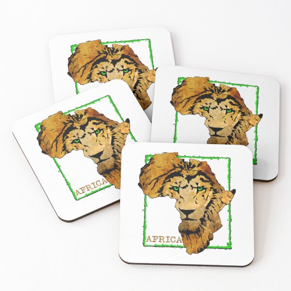 Item preview, Green Eyed African Lion designed and sold by ghiliwolftee.