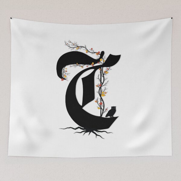 Item preview, Illustrated Letter C Initial. Fall theme designed and sold by InkinZ.