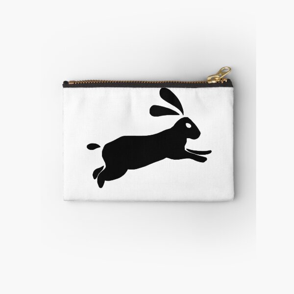 Item preview, Jumping Rabbit Silhouette designed and sold by rabbitholepods.