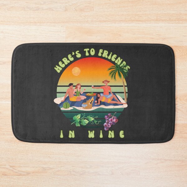 Item preview, Friends and wine on the beach designed and sold by MCanderart.