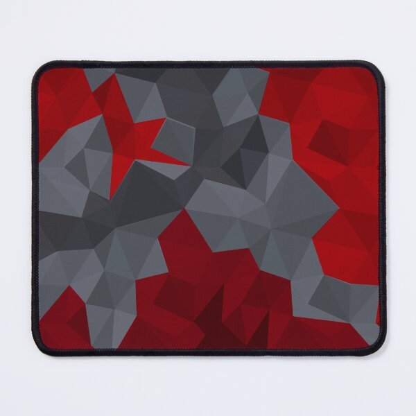 Item preview, Abstract polygonal background. Gray, red randomly arranged triangles.  designed and sold by marinaklykva.