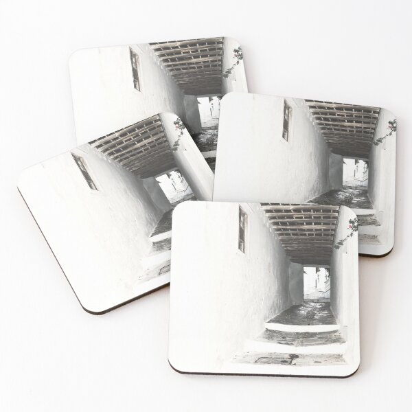 Item preview, Narrow street Greek island summer aesthetic designed and sold by by-jwp.