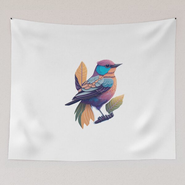 Item preview, bird paradise and leaf in the jungle fantasy designed and sold by gagarotak.