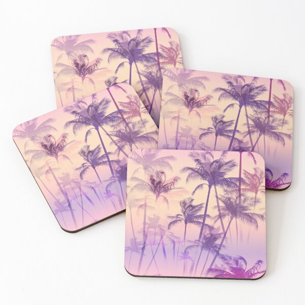 Item preview, Tropical beach design with palm trees designed and sold by ksdesignsart.