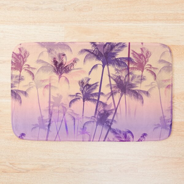Item preview, Tropical beach design with palm trees designed and sold by ksdesignsart.