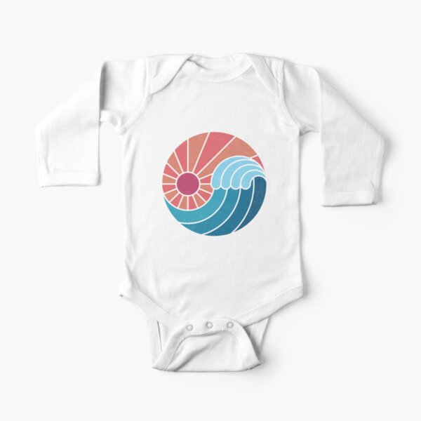 Sun & Sea Long Sleeve Baby One-Piece