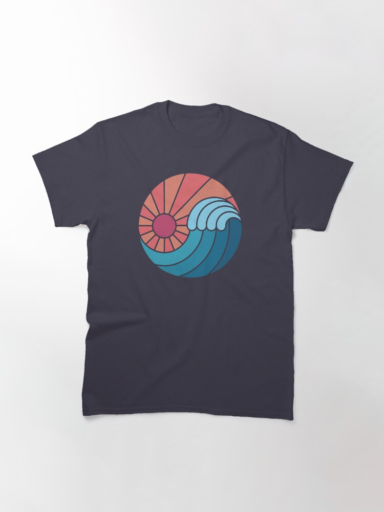 Thumbnail 2 of 7, Classic T-Shirt, Sun & Sea designed and sold by thepapercrane.