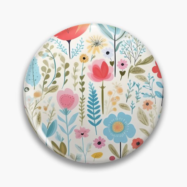 Item preview, A vibrant and enchanting floral pattern designed and sold by Cha-house.