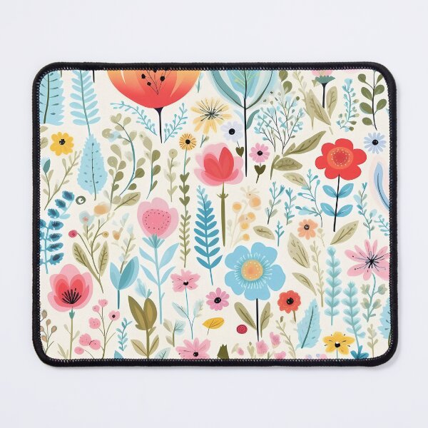 Item preview, A vibrant and enchanting floral pattern designed and sold by Cha-house.