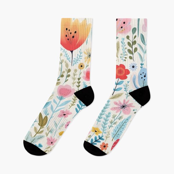 Item preview, A vibrant and enchanting floral pattern designed and sold by Cha-house.