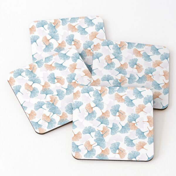 Item preview, ginkgo biloba, leaves, yellow, floral, garden, wallpaper designed and sold by mintdiamond21.