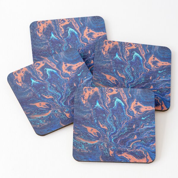 Item preview, Dancing in the Rain Acrylic Pour designed and sold by Elisabeth Lucas.