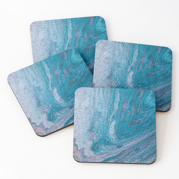 Item preview, Winds of Antarctica Acrylic Pour designed and sold by Elisabeth Lucas.