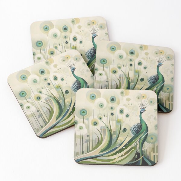 Item preview, Peacock Panache: A Pastel Dream designed and sold by PaintbrushPlace.