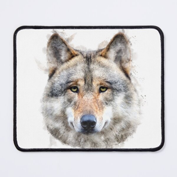 Item preview, Grey Wolf Watercolour Artwork designed and sold by Typeglyphs.