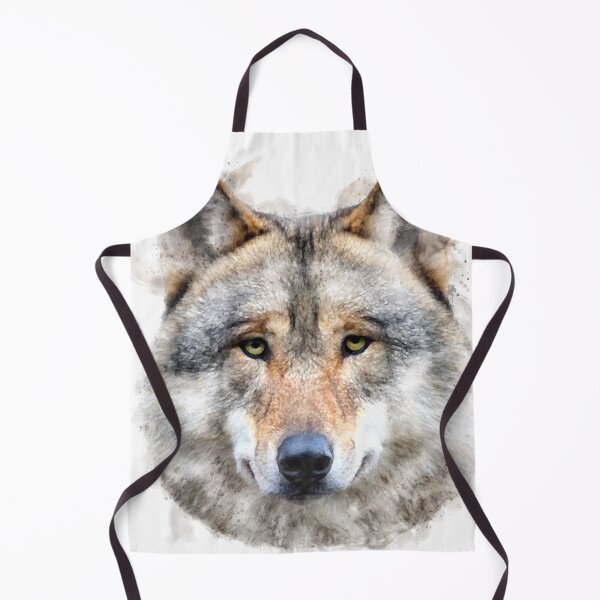 Item preview, Grey Wolf Watercolour Artwork designed and sold by Typeglyphs.