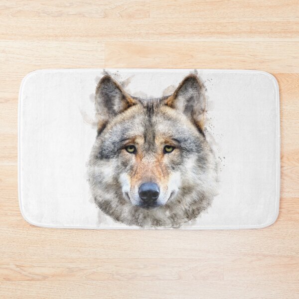 Item preview, Grey Wolf Watercolour Artwork designed and sold by Typeglyphs.