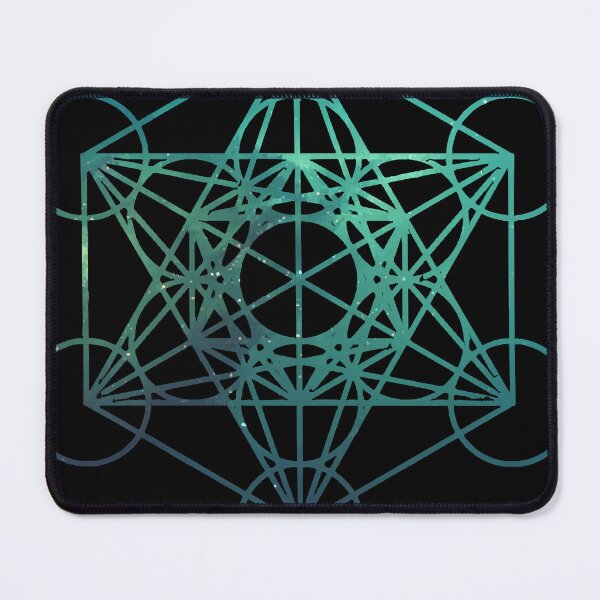 Item preview, Metatron&39;s Cube - Galactic Green  designed and sold by IWall860.