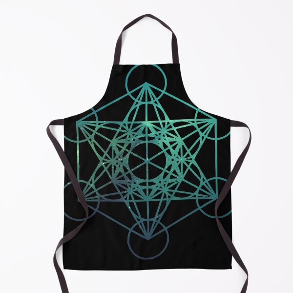Item preview, Metatron&39;s Cube - Galactic Green designed and sold by IWall860.