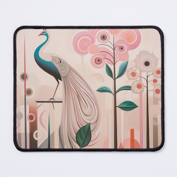 Item preview, Elegant Pastel Peacock Pride: Nature's Colorful Affair Art designed and sold by PaintbrushPlace.