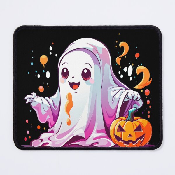 Item preview, Pumpkin Playtime with Kawaii Ghosts: A Delightful Haunting designed and sold by irosh madushan.