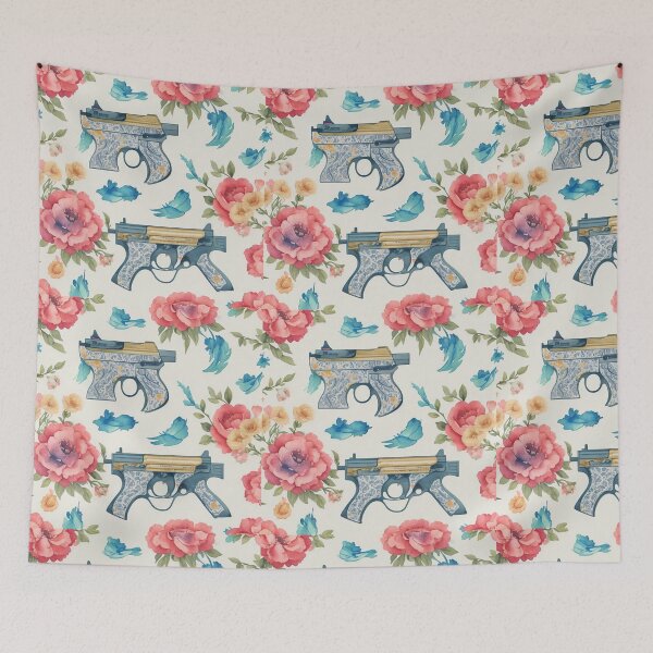 Item preview, gun pattern flower designed and sold by gagarotak.