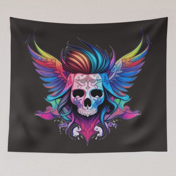 Item preview, Skull with wings  designed and sold by Roxburylane.