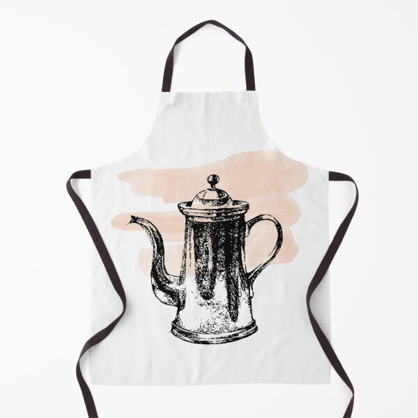 Item preview, Vintage Kettle and abstract pink, kitchen decor, tea lovers gift designed and sold by AustriaDesigns.
