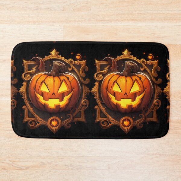 Item preview, Cute Smiling Halloween Pumpkin designed and sold by FTS-Studio.