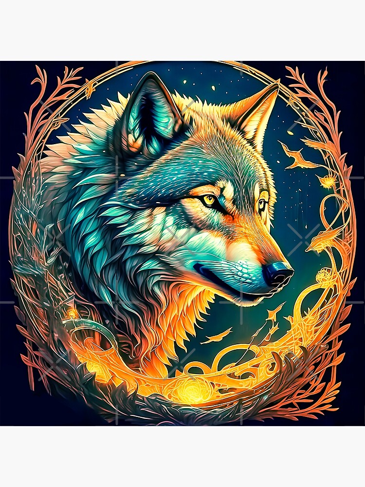 Light Colored Wolf