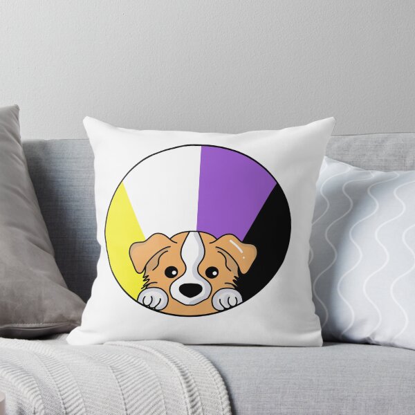 Item preview, Non Binary LGBTQ Pride Dog Cute Animal designed and sold by GM-666.