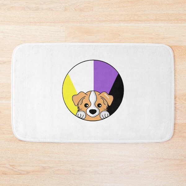 Item preview, Non Binary LGBTQ Pride Dog Cute Animal designed and sold by GM-666.