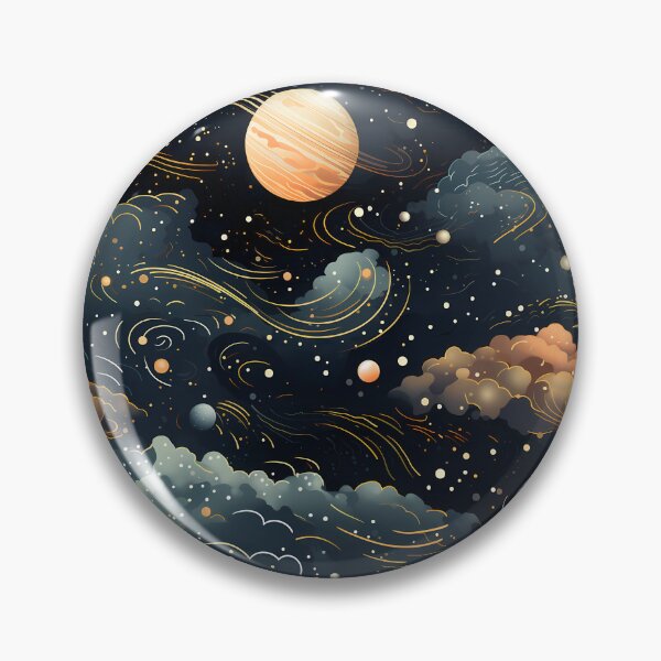 Item preview, premium seamless artwork, space elegance, cosmic botanical designs designed and sold by sfwArt.